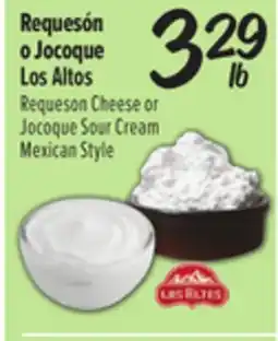 El Super Requeson Cheese or Jocoque Sour Cream Mexican Style offer