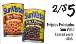 El Super Sun Vista Canned Beans offer