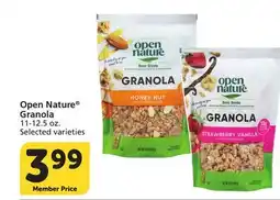 Albertsons Open Nature Granola offer
