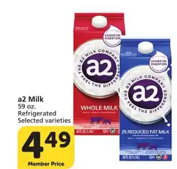 Albertsons a2 Milk offer