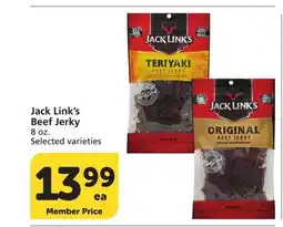 Albertsons Jack Link's Beef Jerky offer