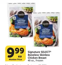 Albertsons Signature SELECT Boneless Skinless Chicken Breast offer