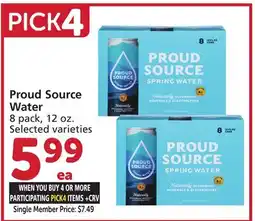 Albertsons Proud Source Water offer