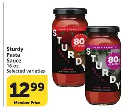 Albertsons Sturdy Pasta Sauce offer