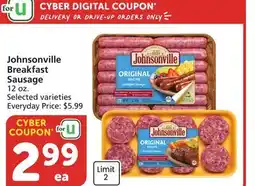 Albertsons Johnsonville Breakfast Sausage offer