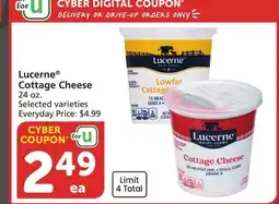Albertsons Lucerne Cottage Cheese offer