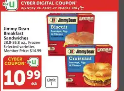 Albertsons Jimmy Dean Breakfast Sandwiches offer