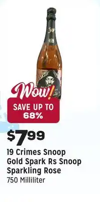 Grocery Outlet Snoop Sparkling Rose offer