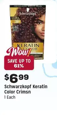 Grocery Outlet Keratin Color Crimsn offer