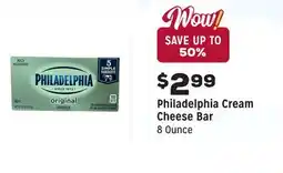 Grocery Outlet Cream Cheese Bar offer