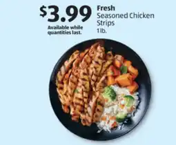 Aldi Fresh Seasoned Chicken Strips offer