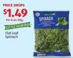 Aldi Little Salad Bar Flat Leaf Spinach offer