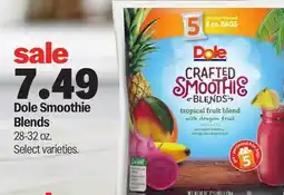 Meijer Dole Smoothie Blends offer