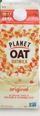 Meijer Planet Oat Oatmilk 52 oz. or Creamer 32 oz offer