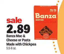 Meijer Banza Mac & Cheese or Pasta Made with Chickpea offer