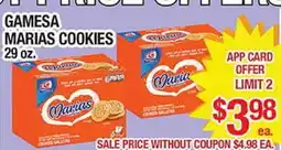 Torres Supermercado GAMESA MARIAS COOKIES offer