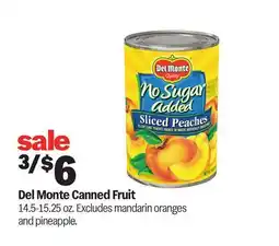 Meijer Del Monte Canned Fruit offer
