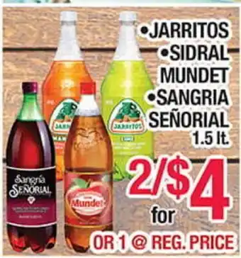 Torres Supermercado JARRITOS SIDRAL MUNDET SANGRIA SEÑORIAL offer