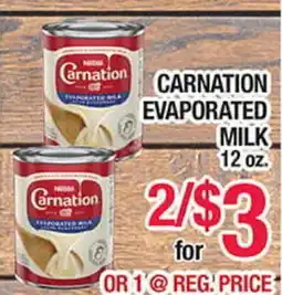 Torres Supermercado CARNATION EVAPORATED MILK offer