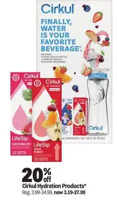 Meijer Cirkul Hydration Products offer