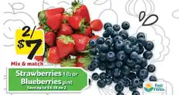 Winn Dixie Strawberries or Blueberries offer