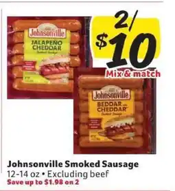 Winn Dixie Johnsonville Smoked Sausage offer