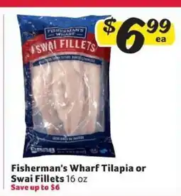 Winn Dixie Fisherman's Wharf Tilapia or Swai Fillets offer