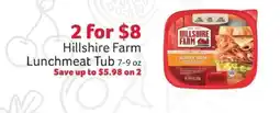 Winn Dixie Hillshire Farm Lunchmeat Tub offer