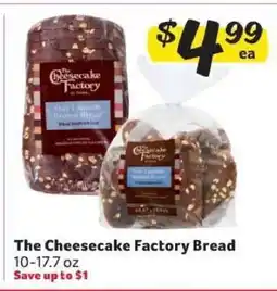 Winn Dixie The Cheesecake Factory Bread offer
