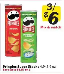 Winn Dixie Pringles Super Stacks offer