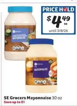 Winn Dixie SE Grocers Mayonnaise offer