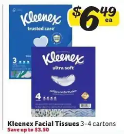 Winn Dixie Kleenex Facial Tissues offer