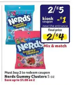 Winn Dixie Nerds Gummy Clusters offer