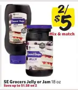 Winn Dixie SE Grocers Jelly or Jam offer