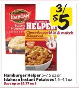 Winn Dixie Hamburger Helper or Idahoan Instant Potatoes offer