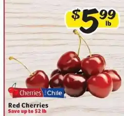 Winn Dixie Red Cherries offer