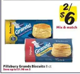 Winn Dixie Pillsbury Grands Biscuits offer