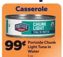 Save a Lot Portside Chunk Light Tuna In Water offer