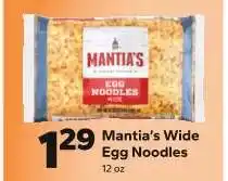 Save a Lot Mantia’s Wide Egg Noodles offer
