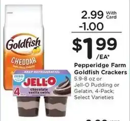 Kroger Pepperidge Farm Goldfish Crackers offer
