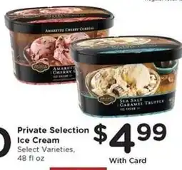 Kroger Private Selection Ice Cream offer