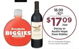 Kroger Decoy or Austin Hope Paso Robles offer