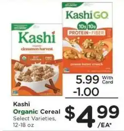 Kroger Kashi Organic Cereal offer