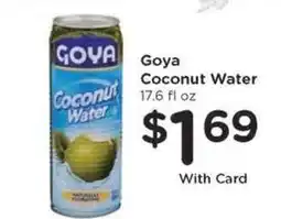 Kroger Goya Coconut Water offer