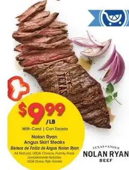 Kroger Nolan Ryan Angus Skirt Steaks offer