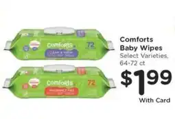 Kroger Comforts Baby Wipes offer
