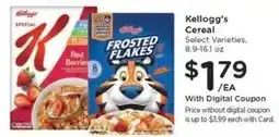 Kroger Kellogg's Cereal offer