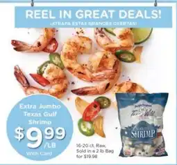 Kroger Extra Jumbo Texas Gulf Shrimp offer