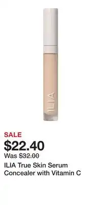 Kohl's ILIA True Skin Serum Concealer with Vitamin C offer