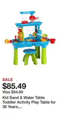 Kohl's Kid Sand & Water Table Toddler Activity Play Table for 36 Years, Sensory & Fun Toy offer